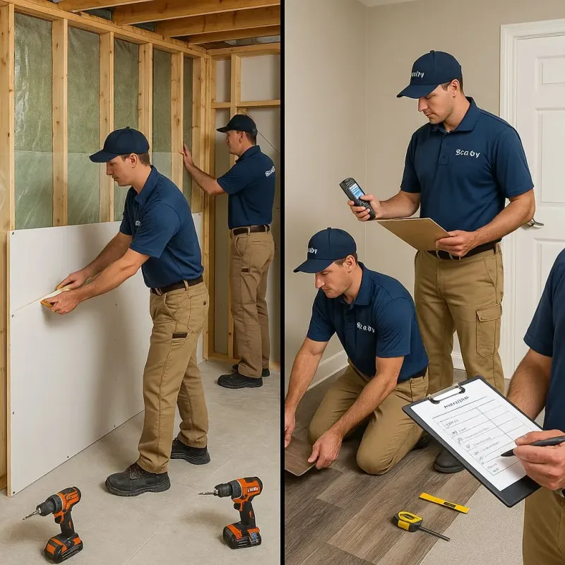 Repairs and Reconstruction process in South Berwick, ME
